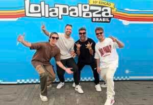 KVSH e Dubdogz inovam ao abrirem o show no Lollapalooza com o influencer Matheus Costa e o pai Seu Zé