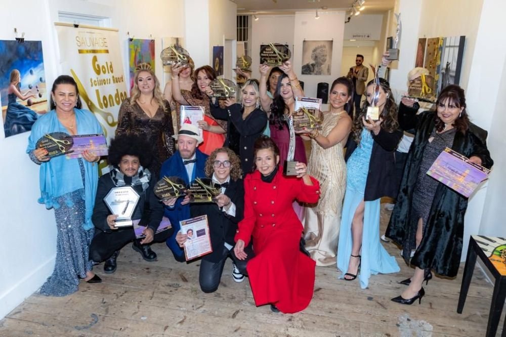 Premiação Tesoura de Ouro Oficial chega a Londres com a 'Gold Scissors Award London 2023'