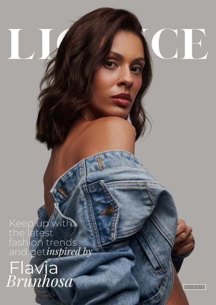 Flavia Brunhosa capa da revista