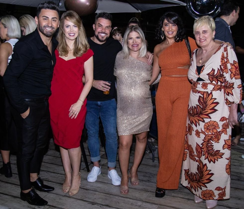 Wander Lima, Mariza Marchetti, Jardel Almeida, Maria Lourenço, Mi Mochela e Lili Colonnese