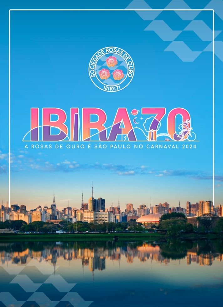 Logo do enredo Carnaval 2024 Rosas de Ouro