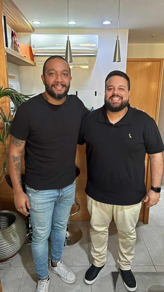 Presidente Pedro Silva e Diego Carbonell
