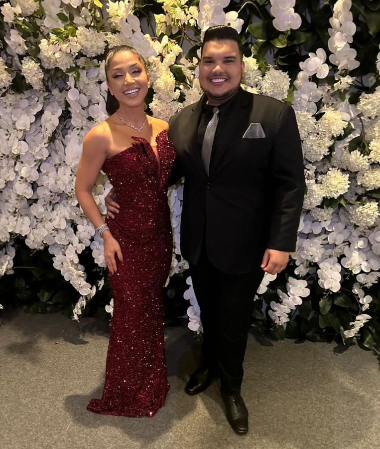 Influencer Heitor Ximenes prestigiou o casamento do grande Cantor e amigo Thiago Costa em Belem do Pará 22 Rayana Correa e Heitor Ximenes - Foto: Divulgação