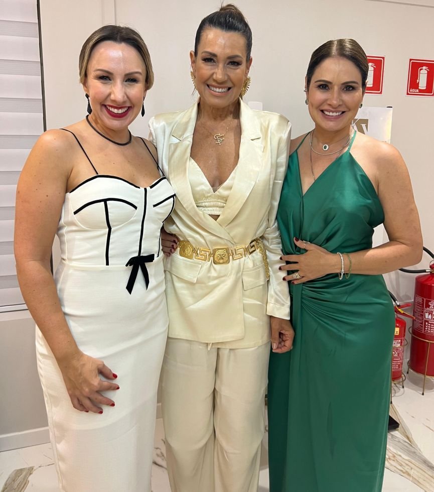 Solange Frazão na inauguração da Clínica - Foto: Divulgação