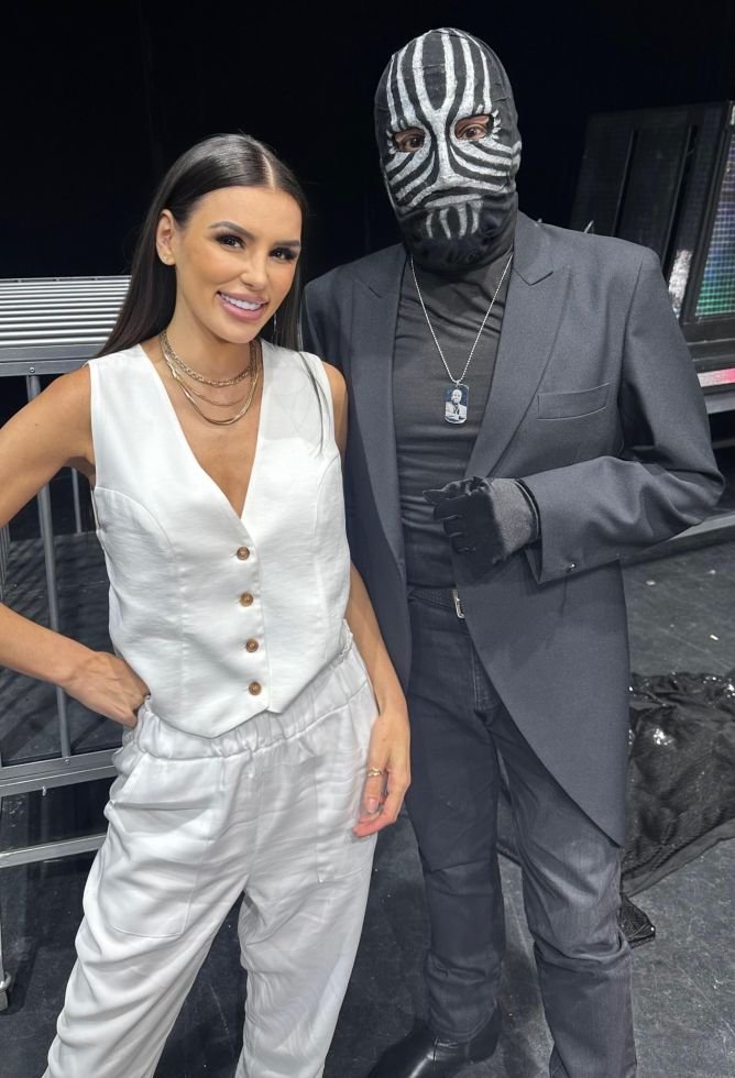 Gaby Cabrini e Mister M - Foto Divulgação - SBT