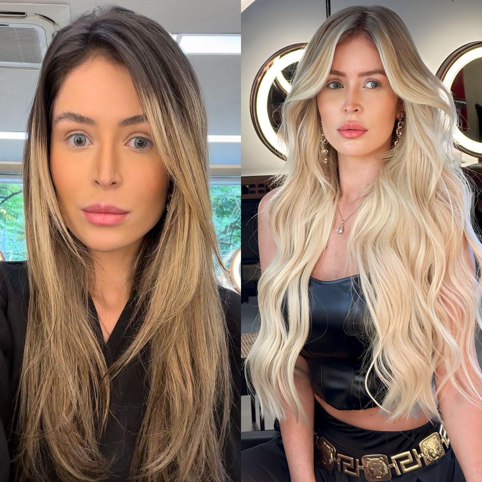 Noiva de Latino, Raffa Rarbbie, muda visual com megahair e fica ainda mais loira 19 IMG 20231118 WA0037