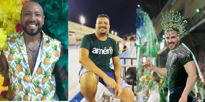 Beldades do carnaval carioca revelam o que não pode faltar na ceia de natal 19 Daniel Zarmano, Rodrigo Para Assu e Renny Belmon