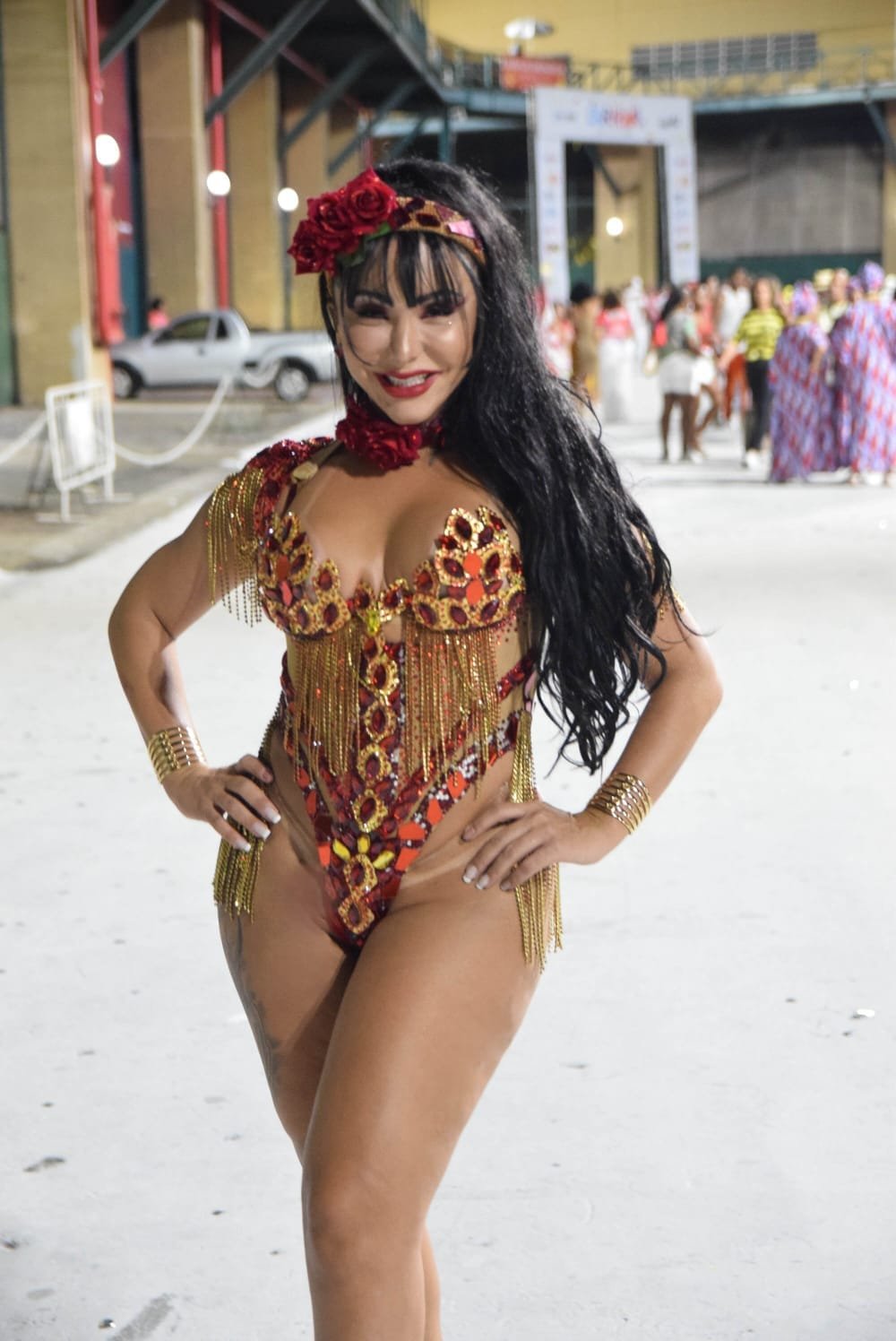 Musa da União da Ilha, Amanda Fernandes brilha em mini desfile na Cidade do Samba 17 Amanda Fernandes Foto Marcelo Moura 2