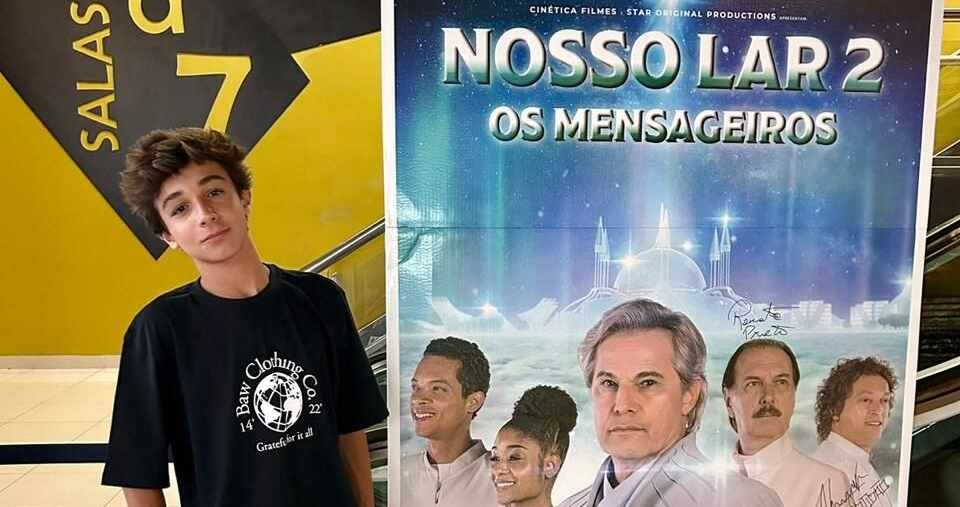 Thales Miranda celebra personagem no filme “Nosso Lar 2 - Os Mensageiros”; confira!