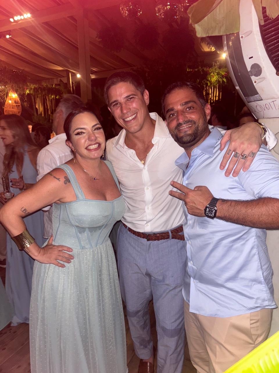 Cau Saad prestigia o casamento de Rômulo Arantes Neto e Mari Saad: “casar meu xodó “ 18 Crédito: Divulgação