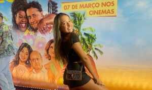 ‘Os Farofeiros 2’: Fernanda Retes prestigia pré-estreia do longa mais esperado do ano