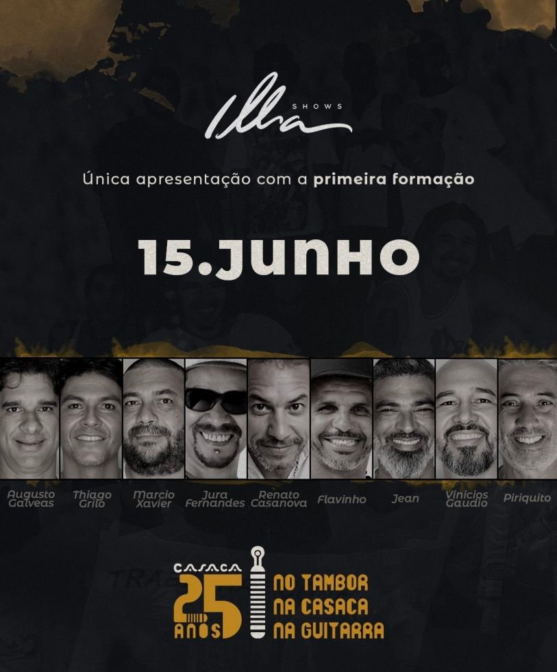 Influencer Anastácia Nascimento reúne formação histórica da Banda Casaca no Espírito Santo 19 No Tambor, na Casaca e na Guitarra