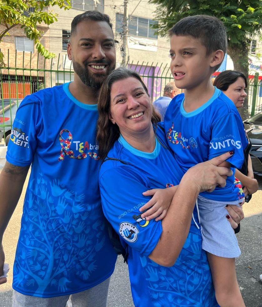 Peterson Amaral, Valéria Prochnov Amaral, Lucca Prochnov Amaral - Foto: Divulgação