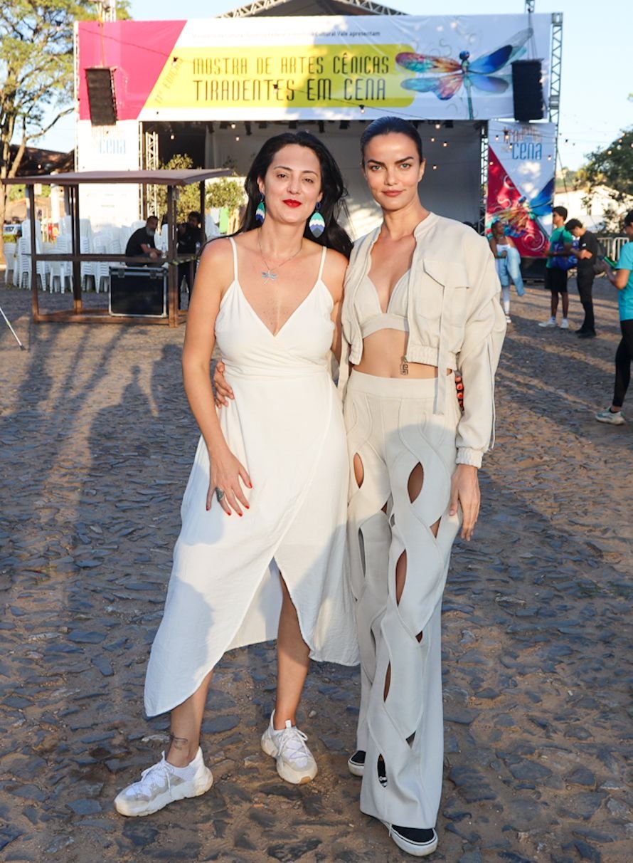 Aline Garcia criadora do Festival Tiradentes em Cena e Bárbara Fialho - Foto: Thyago Andrade - Divulgação
