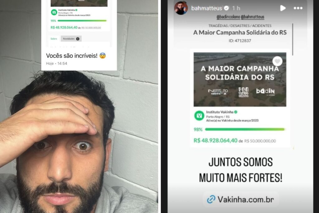 Davi, Isabelle e Matteus se juntam em prol do Rio Grande do Sul 17 Matteus fala de doações em vaquinha online
