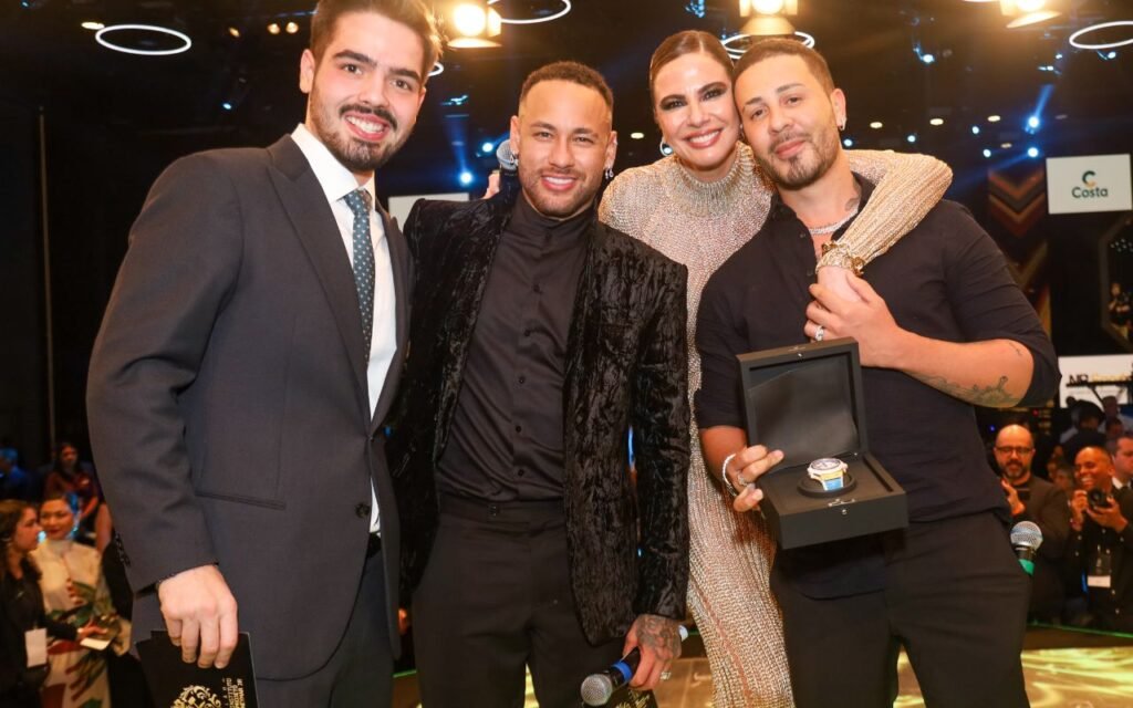 João Silva, Neymar, Luciana Gimenez e Carlinhos Maia