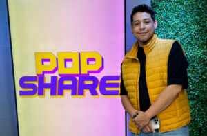 No comando do Pop Share, Joby é o apresentador líder de audiência no exterior