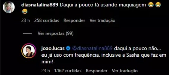 Marido de Sasha solta os cachorros após ser detonado na web: “Já uso”