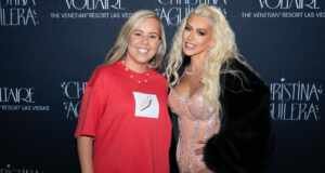 DJ Carol Favaro conhece Christina Aguilera em Las Vegas