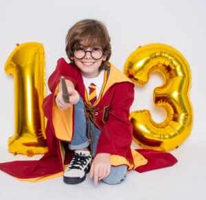 Miguel Soares celebra seus 13 anos com festa temática inspirada em Harry Potter