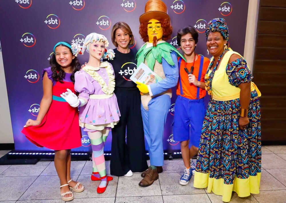Daniela Abravanel Beyruti e elenco do Sítio do Pica Pau Amarelo - Crédito da Foto: Joao Raposo / SBT