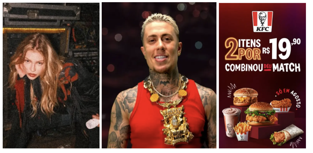 Luísa Sonza e Mc Daniel estrelam nova campanha do KFC Luísa Sonza e Mc Daniel estrelam nova campanha do KFC