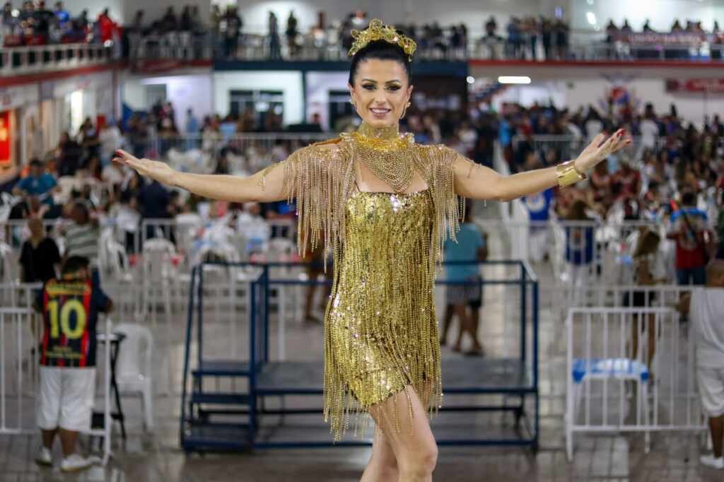 Tatiana Breia na final da União da Ilha - Foto Allan Duffes