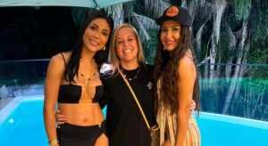DJ Carol Favaro curte férias no Brasil com as irmãs Bezerra; veja!