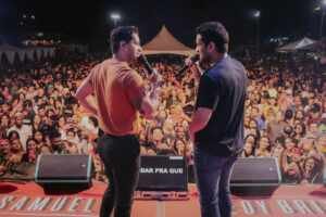 Edy Britto e Samuel em Nova Xavantina-MT: Celebrando a música sertaneja
