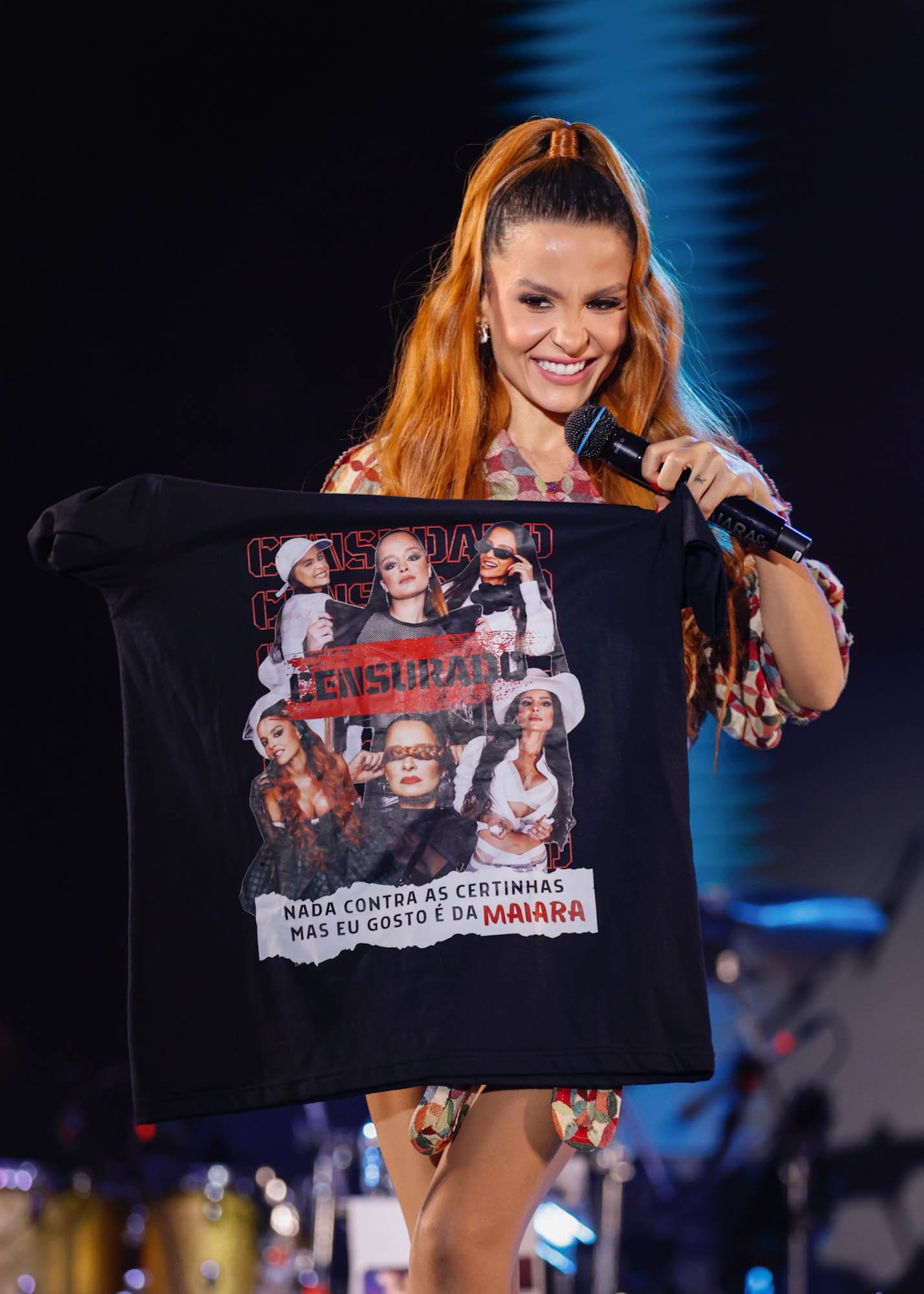 Maiara ganha camiseta com pedido inusitado de Fã durante show em São Carlos 15 Fotos: Kelin Gnoatto/Brazil News