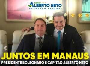 28 de setembro Amanhã: Jair Bolsonaro em Manaus ao lado de Capitão Alberto Neto