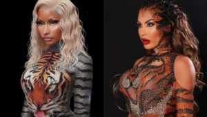 Rainha das supercoxas, Andrea Andrade usou look inspirado em Nicki Minaj