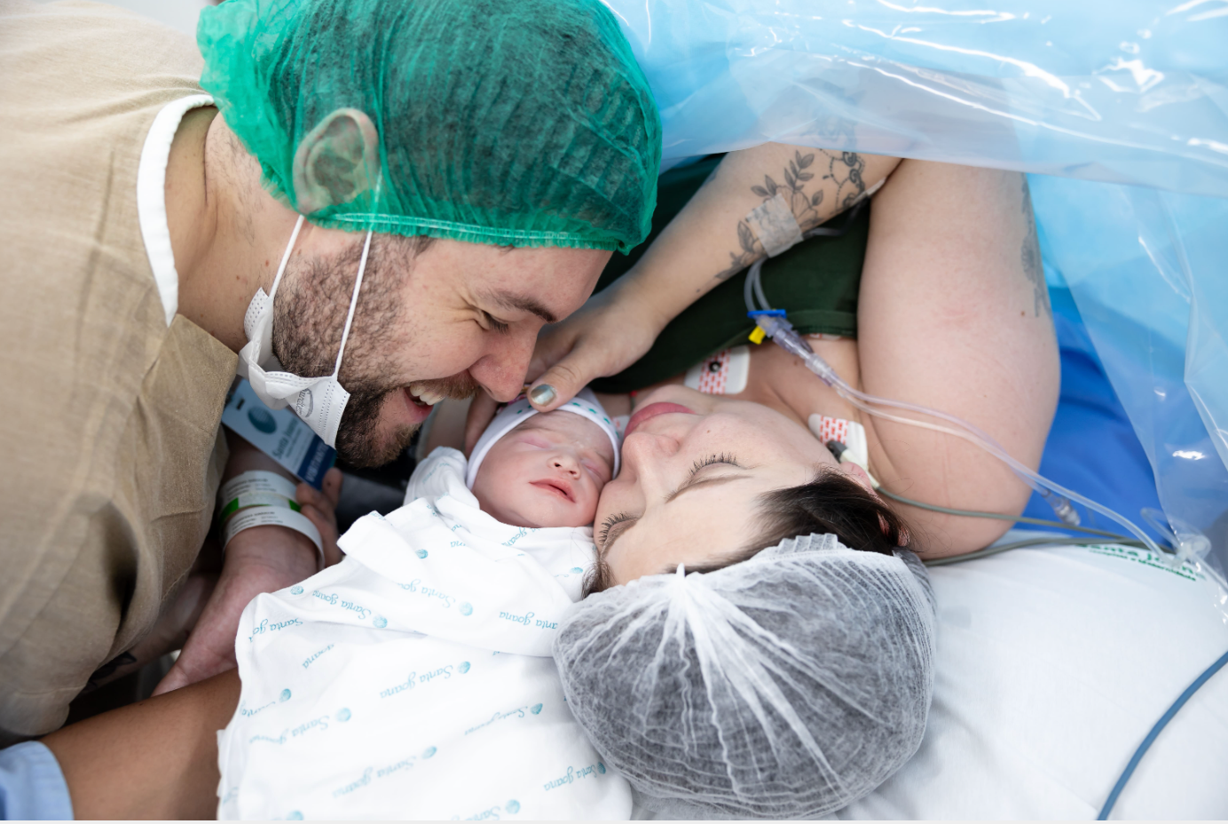 Nasce Sarah, filha dos ex-BBBs Andressa Ganacin e Nasser 19 Fotos: Thalita Castanha