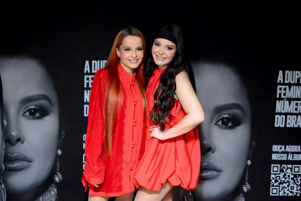 Maiara e Maraisa arrasam em look vermelho durante show em Capivari 13 Foto: @geanlucasfotografia