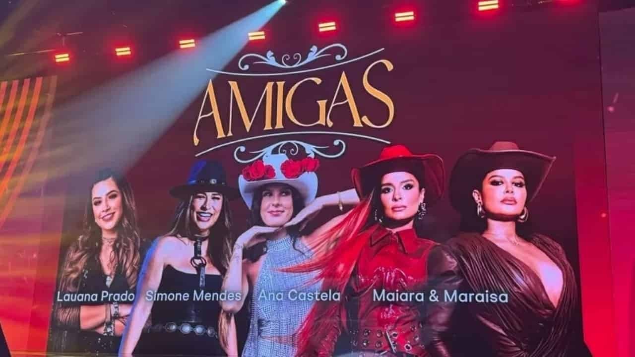 Globo anuncia nova versão do programa 'Amigos' com cantoras do feminejo 17 amigas 1113