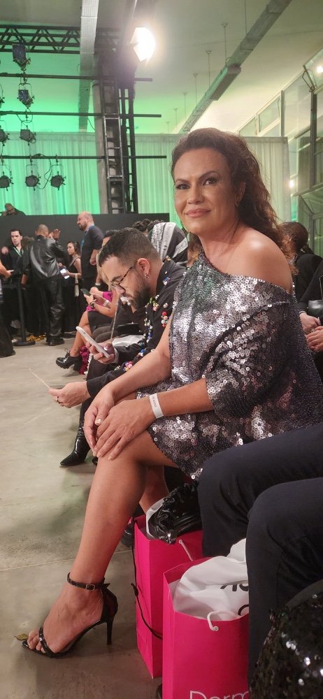 Paula Ferreira, influenciadora e youtuber trans faz sua estreia no São Paulo Fashion Week 23 Foto: Acervo Pessoal