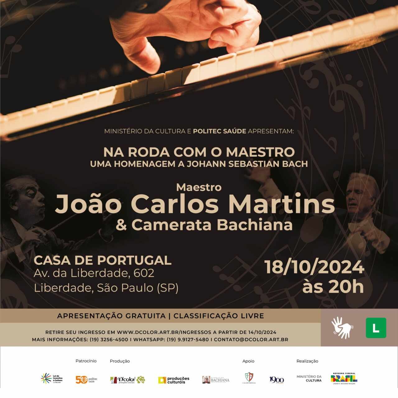 João Carlos Martins homenageia Bach em concerto gratuito 19 na roda com maestro na casa de portugal scaled