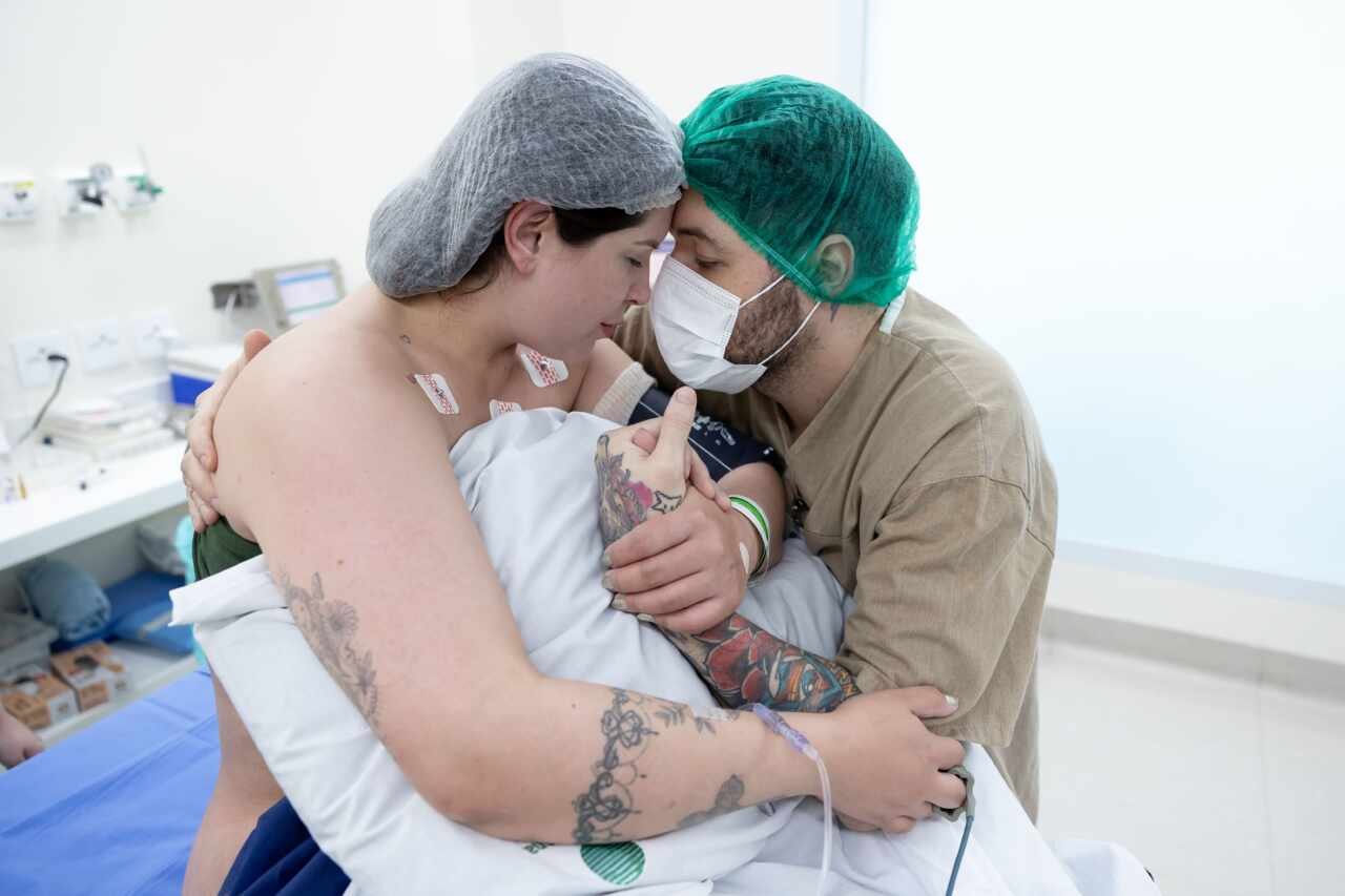 Nasce Sarah, filha dos ex-BBBs Andressa Ganacin e Nasser 18 Fotos: Thalita Castanha