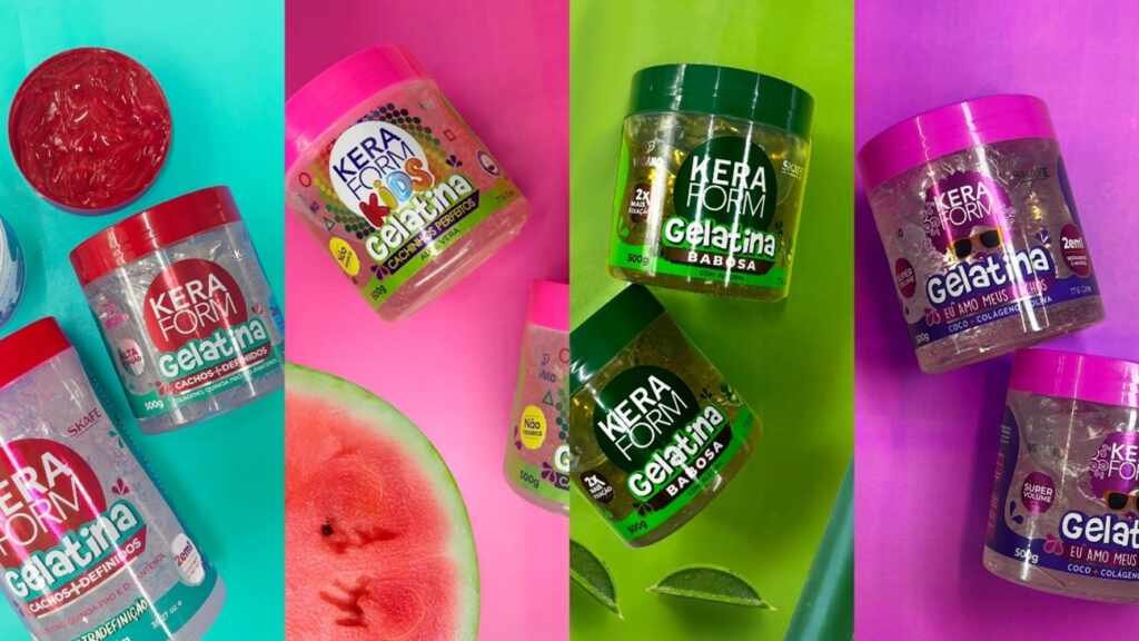 Gelatinas Keraform:Finalização Perfeita que Está Conquistando o Mundo dos Cachos