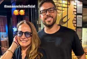 Susana Vieira “coladinha” com ex de Cariúcha levanta rumores de romance!