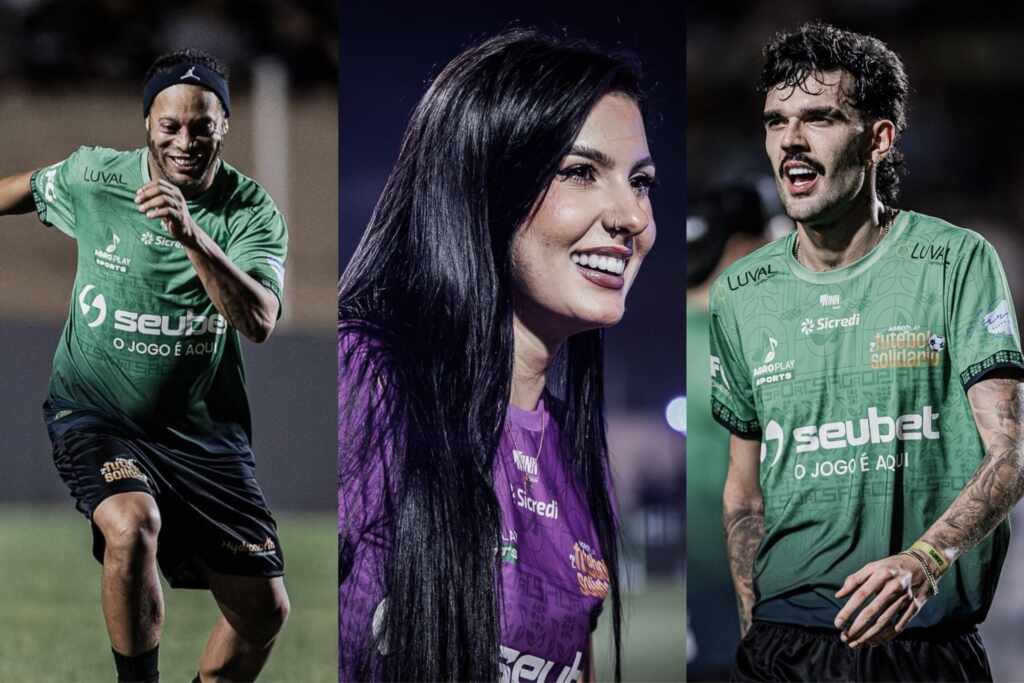 Com Ana Castela, Ronaldinho Gaúcho e Luan Pereira, na edição do Futebol Solidário da AgroPlay teve ingressos esgotados Desanexadas