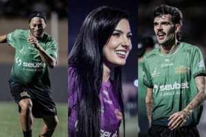 Com Ana Castela, Ronaldinho Gaúcho e Luan Pereira, na edição do Futebol Solidário da AgroPlay teve ingressos esgotados