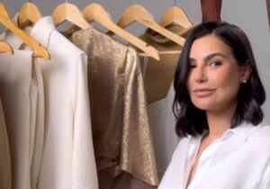 Cíntia Chagas compartilha bastidores de nova campanha para uma marca poderosa de produtos de beleza