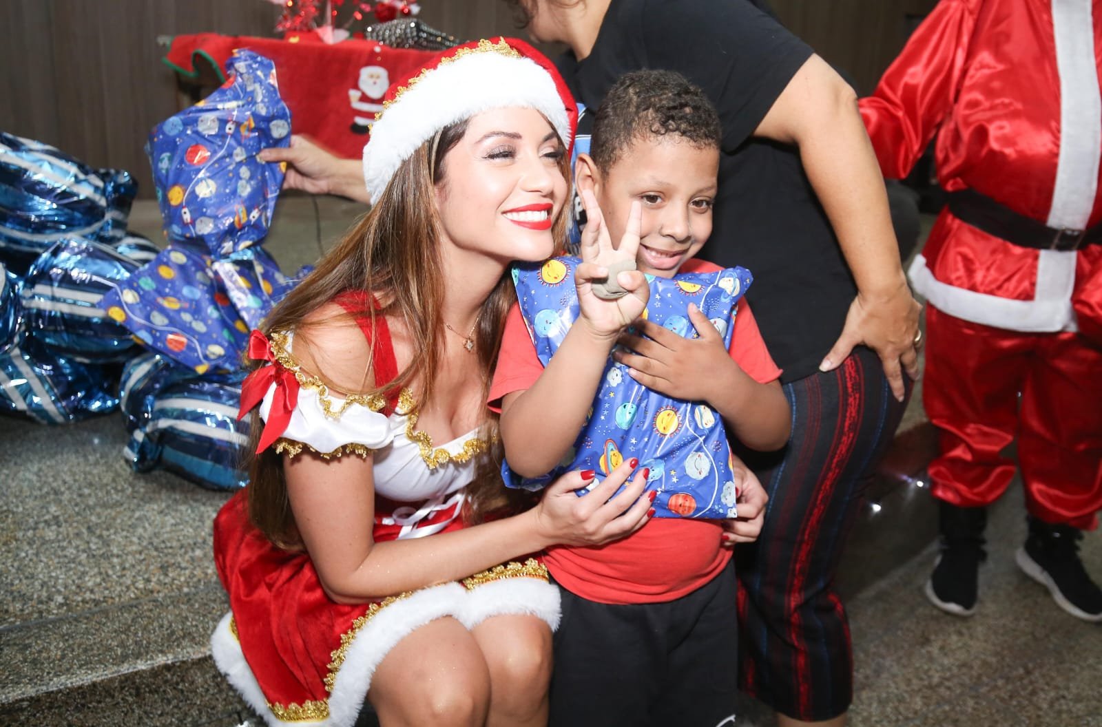 Maria Melilo transforma Natal de crianças carentes em SP com ação emocionante 20 Fotos: Amaury Nehn/Divulgação