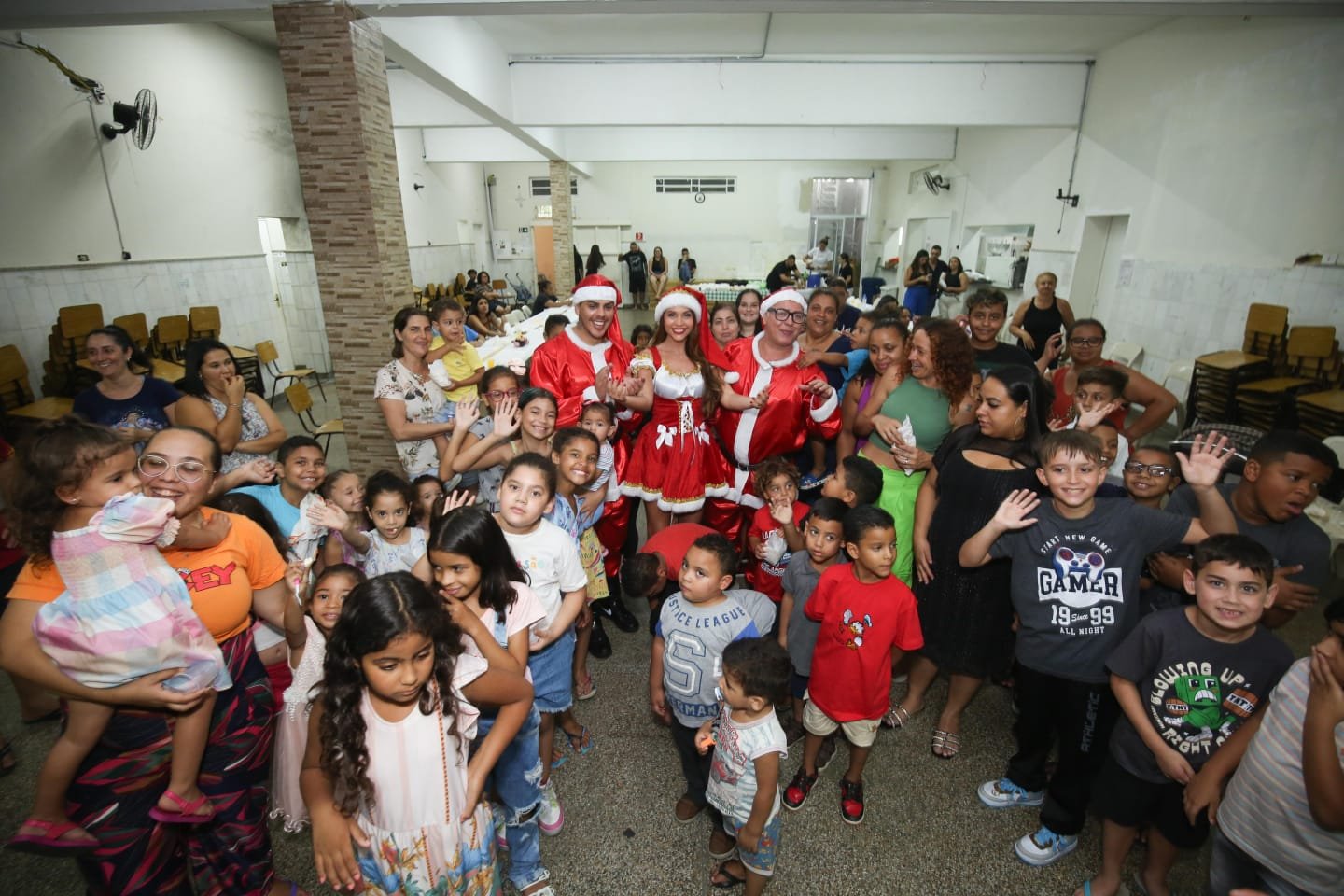 Maria Melilo transforma Natal de crianças carentes em SP com ação emocionante 23 Fotos: Amaury Nehn/Divulgação