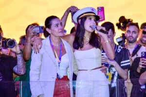 Ana Castela inaugura o Navio da Boiadeira no MSC Seaview