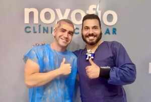 Jornalista Paulo Nunes faz transplante capilar com o médico André Oliveira referência no procedimento no Brasil