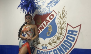 Musa da União da Ilha, Amanda Fernandes entrega detalhes do seu figurino para o desfile