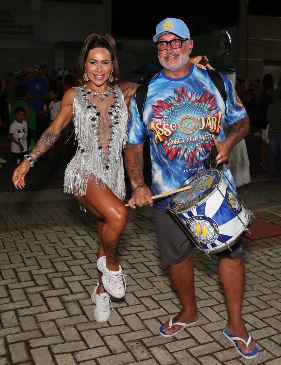 Fabi Frota participa do último ensaio da Tucuruvi ao lado de Alexandre Frota e da filha 28 Foto: Andrey Bispo e Denilson Santos / Divulgação