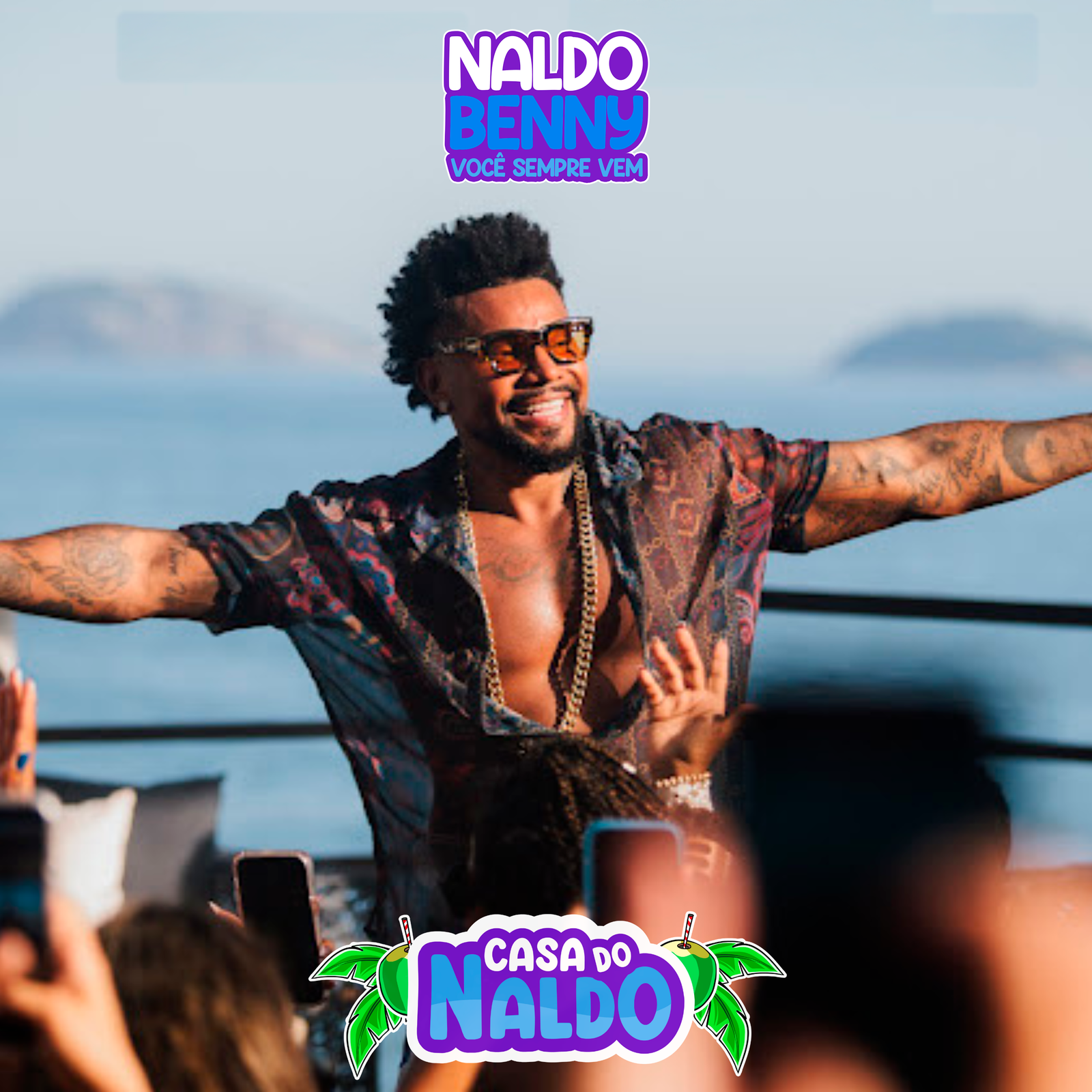 Casa do Naldo: cantor disponibiliza primeira faixa do seu inovador projeto de pagode 19 LOGO NALDO BENNY TESTE